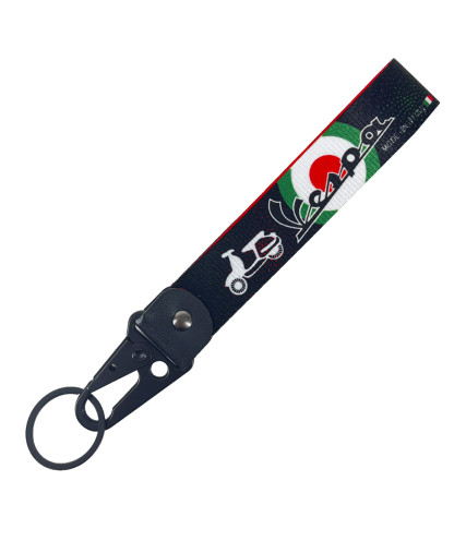 VESPA CARABINER ΜΠΡΕΛΟΚ ΥΦΑΣΜΑΤΙΝΟ ΔΙΠΛΗΣ ΟΨΗΣ 