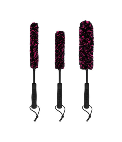 MUC-OFF MICROFIBER DETAILING ΣΕΤ ΒΟΥΡΤΣΕΣ 3 ΤΕΜ. 3 ΜΕΓΕΘΗ