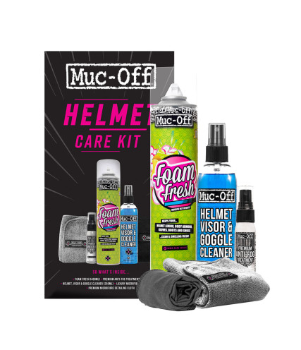  MUC-OFF HELMET CARE KIT V2 ΣΕΤ ΠΕΡΙΠΟΙΗΣΗΣ ΚΡΑΝΟΥΣ