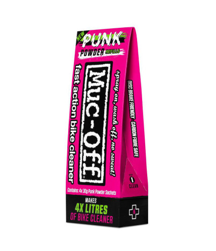 MUC-OFF PUNK POWDER BIKE CLEANER ΚΑΘΑΡΙΣTIKO ΜΟΤΟΣΥΚΛΕΤΑΣ ΣΕ ΣΚΟΝΗ 4 ΤΕΜΑΧΙΑ