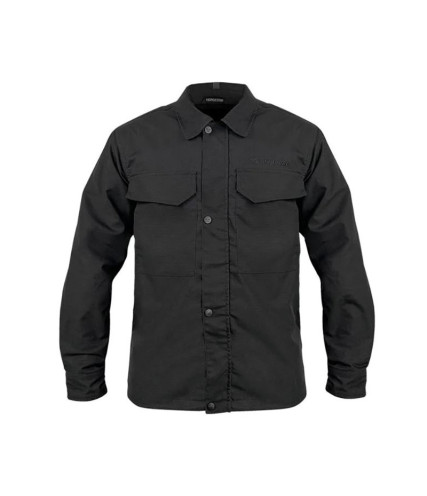 NORDCODE DIVISION RIPSTOP ΠΟΥΚΑΜΙΣΟ ΜΟΤΟΣΥΚΛΕΤΑΣ OVERSHIRT BLACK