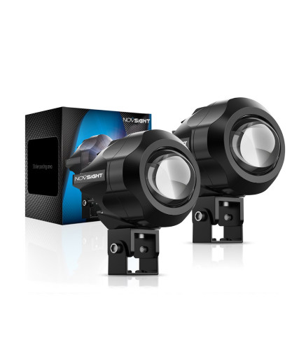 NOVISIGHT ΠΡΟΒΟΛΑΚΙΑ ΜΗΧΑΝΗΣ LED ΑΔΙΑΒΡΟΧΑ 12-30V 150W 2000LM IP68 ΜΑΥΡΑ ΖΕΥΓΟΣ
