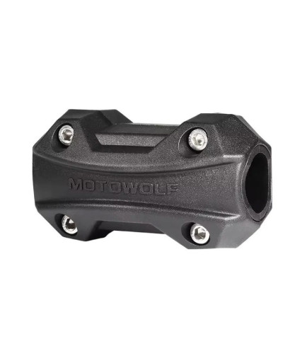 MOTOWOLF BUMPER PROTECTIVE BLOCK ΠΡΟΣΤΑΤΕΥΤΙΚΑ ΓΙΑ ΚΑΓΚΕΛΑ ΜΟΤΟΣΙΚΛΕΤΑΣ ΜΑΥΡΑ ΣΕΤ 2 ΤΕΜ. 