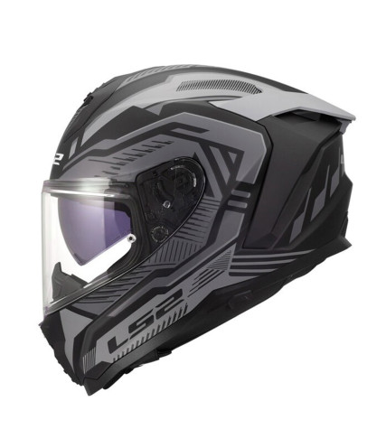 LS2 CHALLENGER II FF817 ΚΡΑΝΟΣ FULL FACE DRAVIX MATT GREY BLACK
