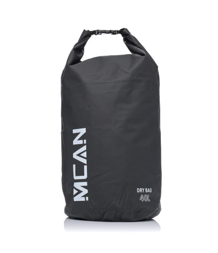 MCAN OCEAN BAG ΑΔΙΑΒΡΟΧΟΣ ΣΑΚΟΣ ΜΕ ΛΟΥΡΙ ΩΜΟΥ 40L BLACK