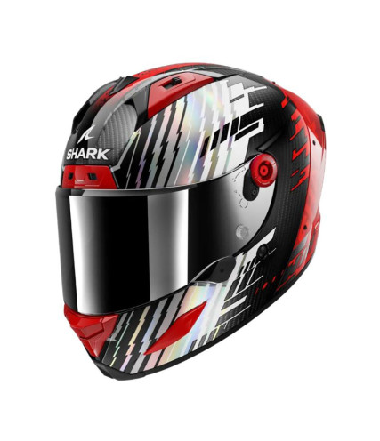 SHARK AERON ΚΡΑΝΟΣ FULL FACE EDGY CARBON RED CHROME