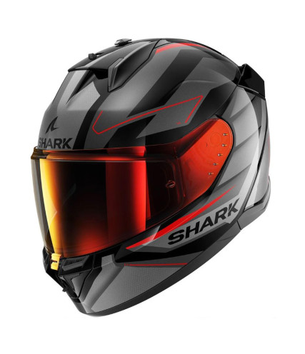 SHARK D-SKWAL 3 SIZLER ΚΡΑΝΟΣ FULL FACE BLACK ANTHRACITE RED