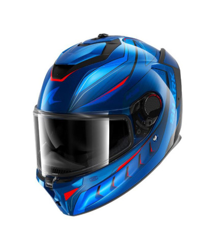 SHARK SPARTANT GT PRO ΚΡΑΝΟΣ FULL FACE MEKARIUM CARBON/BLUE/ORANGE