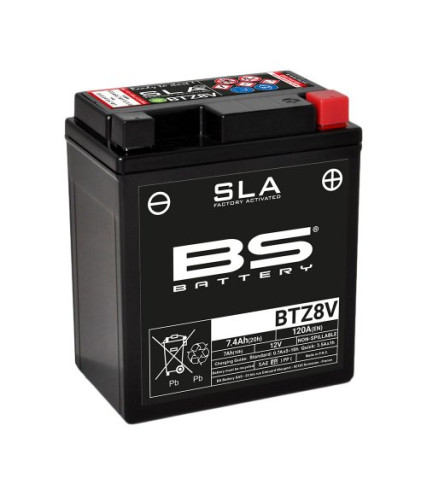 BS BATTERY BTZ8V SLA ΜΠΑΤΑΡΙA 