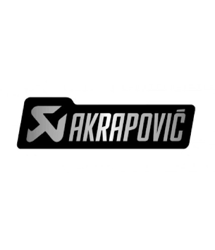 ΑΥΤΟΚΟΛΛΗΤΟ AKRAPOVIC 120X34.5MM BLACK