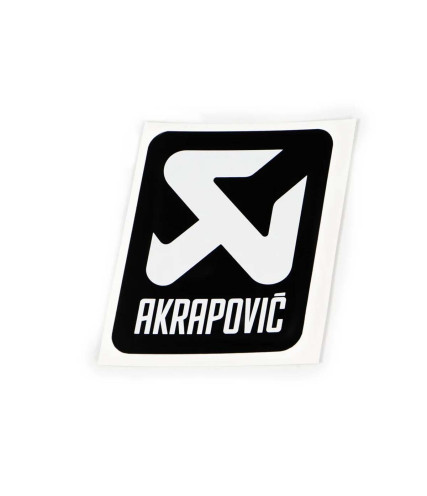 ΑΥΤΟΚΟΛΛΗΤΟ AKRAPOVIC 60X75MM BLACK