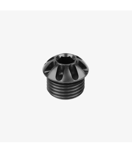 BONAMICI FOOTPEG CAP - PLASTIC BLACK COLOR