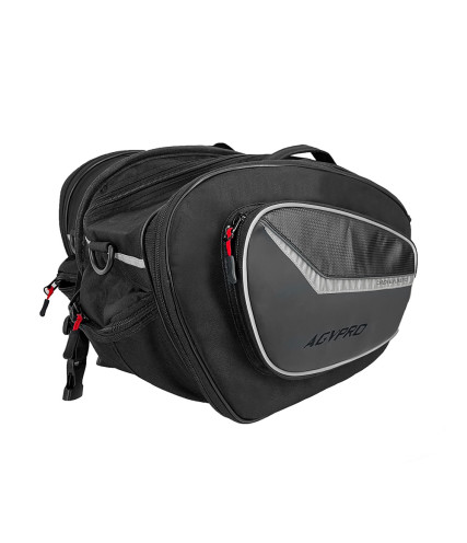 AGVPRO G350 EXPLORER ΑΔΙΑΒΡΟΧΕΣ ΤΣΑΝΤΕΣ ΠΛΑΪΝΕΣ 36/58L CARBON ΜΑΥΡΕΣ