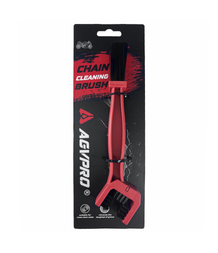 AGVPRO CHAIN BRUSH ΒΟΥΡΤΣΑ ΚΑΘΑΡΙΣΜΟΥ ΑΛΥΣΙΔΑΣ RED