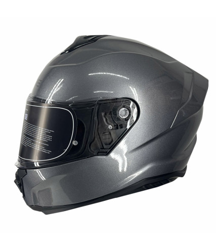 YOHE 987 ΚΡΑΝΟΣ FULL FACE SOLID GLOSSY TITANIUM GREY 