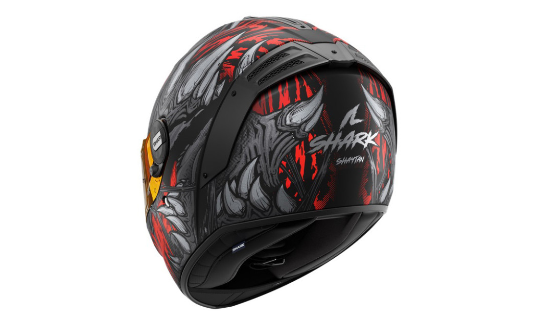 SHARK SPARTAN RS SHAYTAN ΚΡΑΝΟΣ FULL FACE MATT BLACK RED