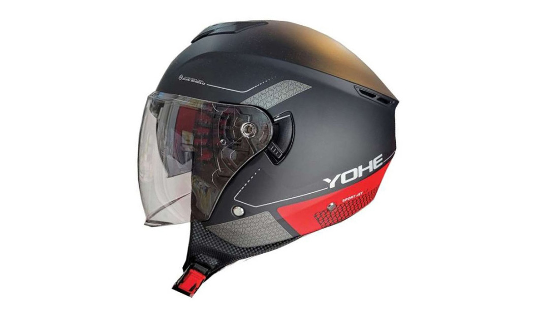 YOHE 852 ΚΡΑΝΟΣ ΜΗΧΑΝΗΣ JET GRAFITY BLACK RED MATT
