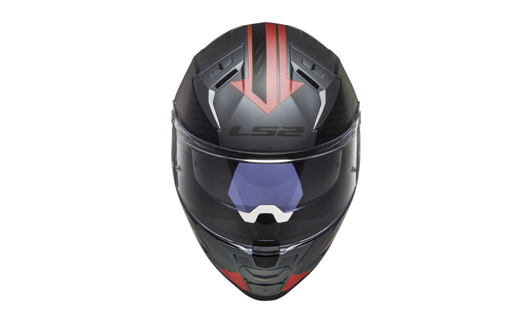 LS2 VECTOR II FF811 SPLITTER ΚΡΑΝΟΣ FULL FACE MATT TITANIUM RED