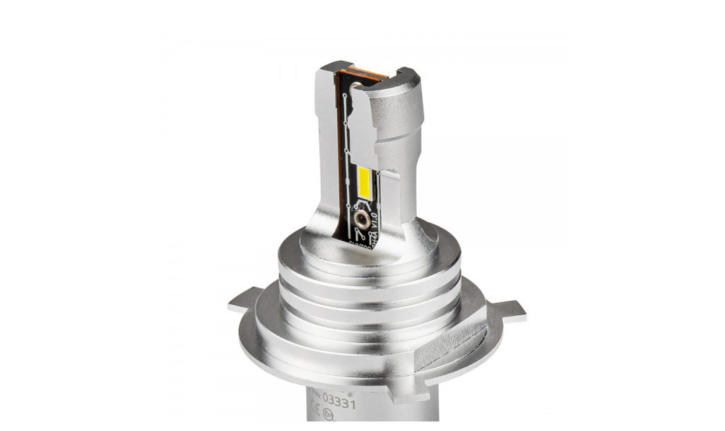 AMIO H4 H-SERIES ΛΑΜΠΕΣ LED 9>18V 42W 6500K 3600LM +200% CSP 2 TEM.
