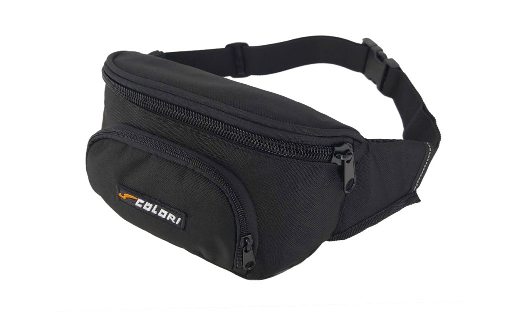 COLORI ΤΣΑΝΤΑΚΙ ΜΕΣΗΣ CORDURA 1500 ΜΑΥΡΟ (1508) 