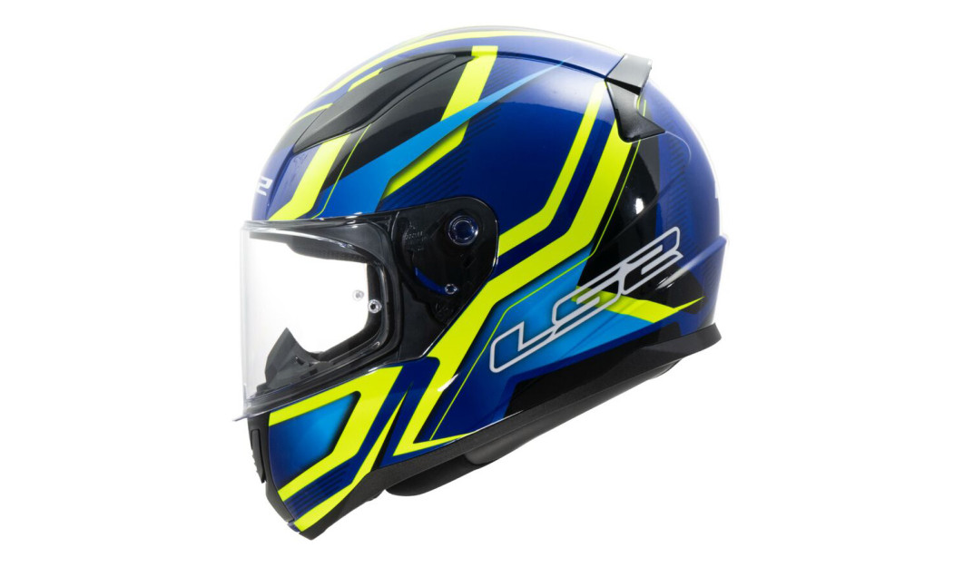 LS2 RAPID II FF353 FLITZ ΚΡΑΝΟΣ FULL FACE YELLOW BLUE