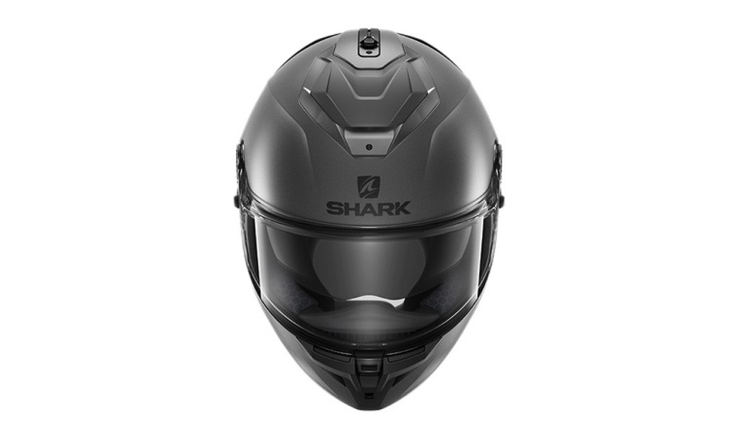 SHARK SPARTAN GT ΚΡΑΝΟΣ FULL FACE BLANK MAT ANTHRACITE