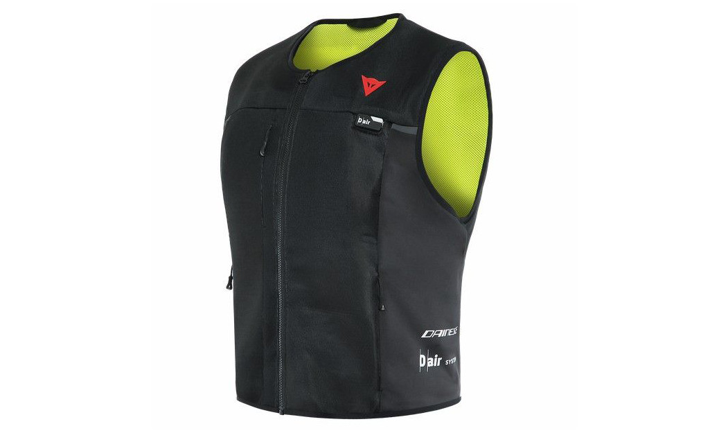 DAINESE SMART JACKET D-AIR ΓΙΛΕΚΟ ΜΕ ΑΕΡΟΣΑΚΟ BLACK/FLUO YELLOW