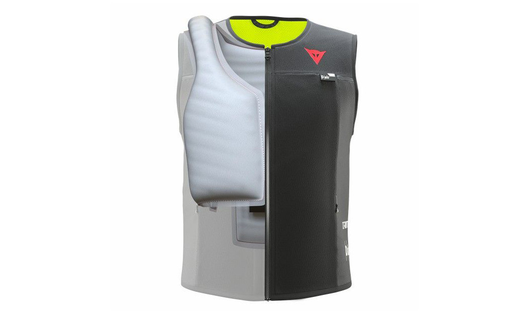 DAINESE SMART JACKET D-AIR ΓΙΛΕΚΟ ΜΕ ΑΕΡΟΣΑΚΟ BLACK/FLUO YELLOW