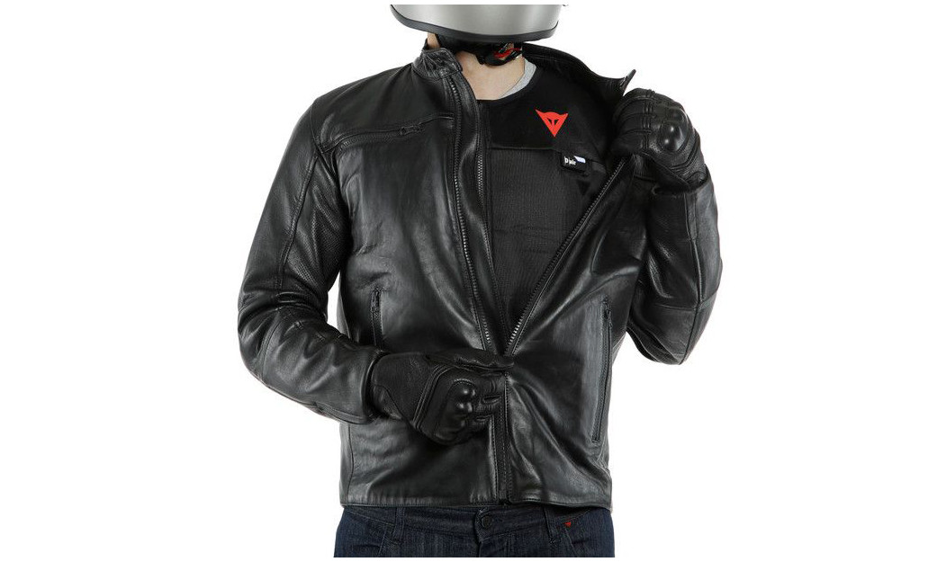 DAINESE SMART JACKET D-AIR ΓΙΛΕΚΟ ΜΕ ΑΕΡΟΣΑΚΟ BLACK/FLUO YELLOW