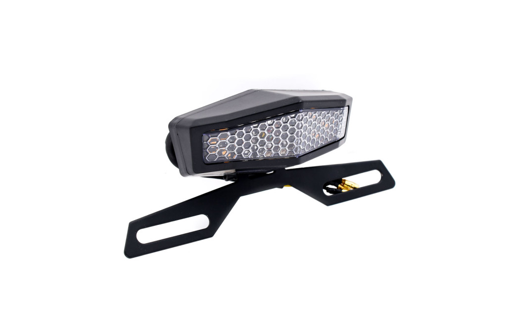 UNIVERSAL ΜΑΧ-180 ΠΙΣΩ ΦΑΝΑΡΙ ΜΗΧΑΝΗΣ LED & ΒΑΣΗ ΦΛΑΣ WHITE