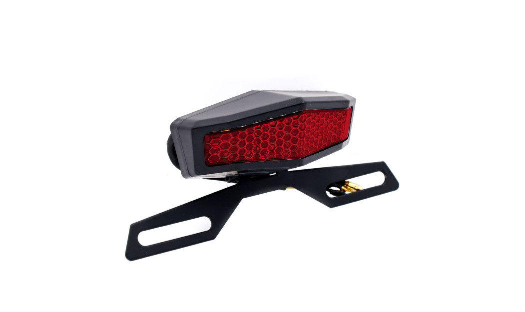 UNIVERSAL ΜΑΧ-180 ΠΙΣΩ ΦΑΝΑΡΙ ΜΗΧΑΝΗΣ LED & ΒΑΣΗ ΦΛΑΣ RED