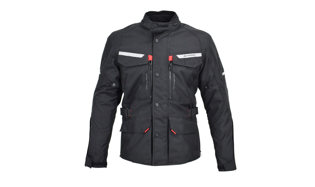 AGVPRO TORNADO DRY-TEX ΜΠΟΥΦΑΝ ΜΗΧΑΝΗΣ 3/4 ΜΑΥΡΟ 