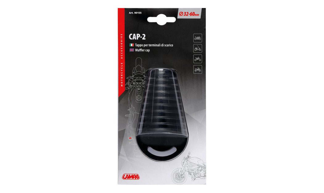 ΤΑΠΑ ΕΞΑΤΜΙΣΗΣ LAMPA 90155 Ø 32-60 mm