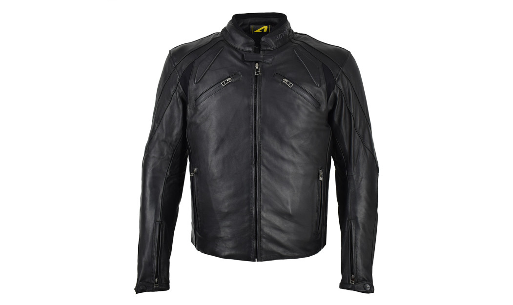 AGVPRO RAPTOR D1 ΜΠΟΥΦΑΝ ΜΗΧΑΝΗΣ ΔΕΡΜΑΤΙΝΟ ΜΑΥΡΟ