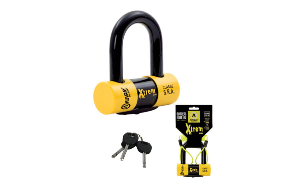 AUVRAY XTREM MINI ΚΛΕΙΔΑΡΙΑ ΔΙΣΚΟΦΡΕΝΟΥ YELLOW/BLACK