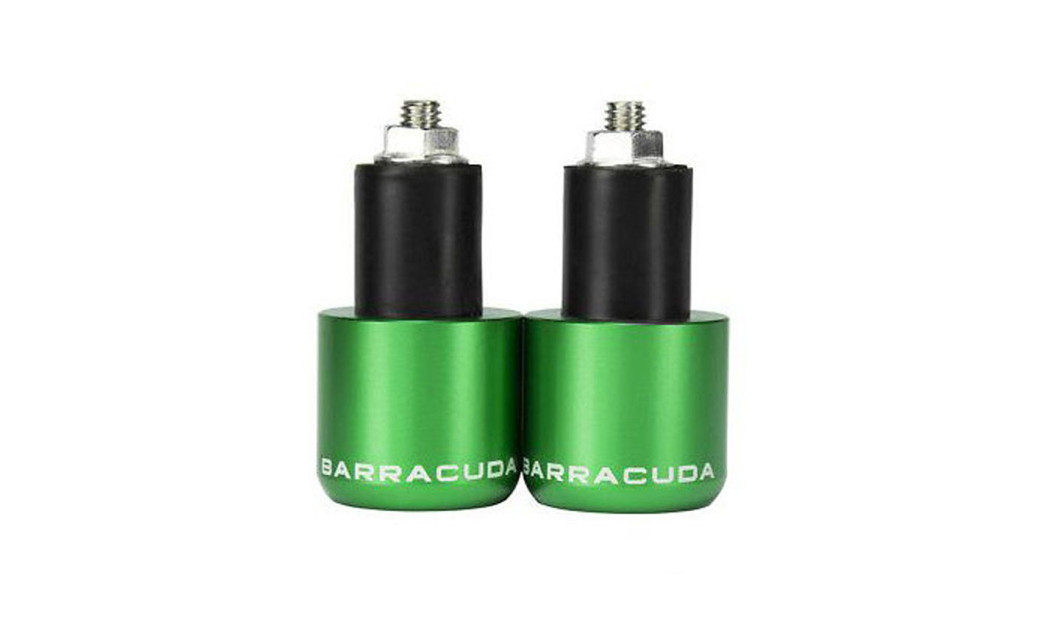 BARRACUDA ΑΝΤΙΒΑΡΑ ΑΛΟΥΜΙΝΙΟΥ RACING BAR ENDS N1000-V GREEN 