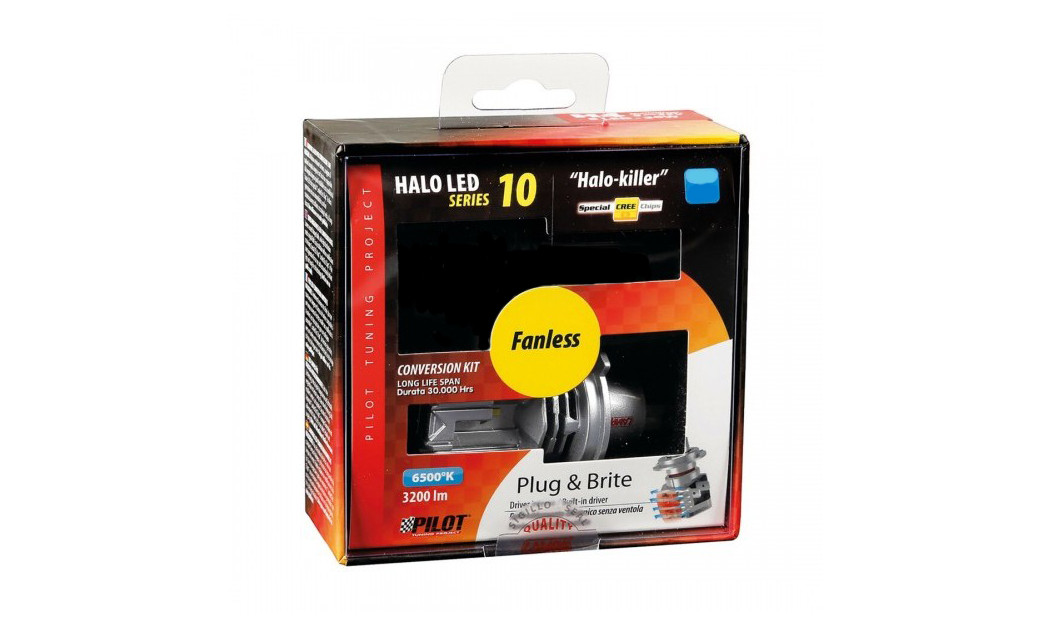 LAMPA HALO LED H7 20W 4000LM 6500K 2TEM