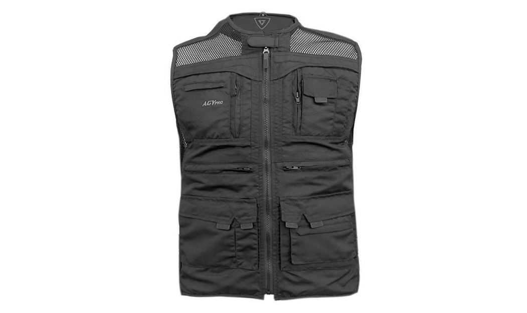 AGVPRO VEST ΓΙΛΕΚΟ ΜΗΧΑΝΗΣ ΔΙΚΤΥΩΤΟ BLACK