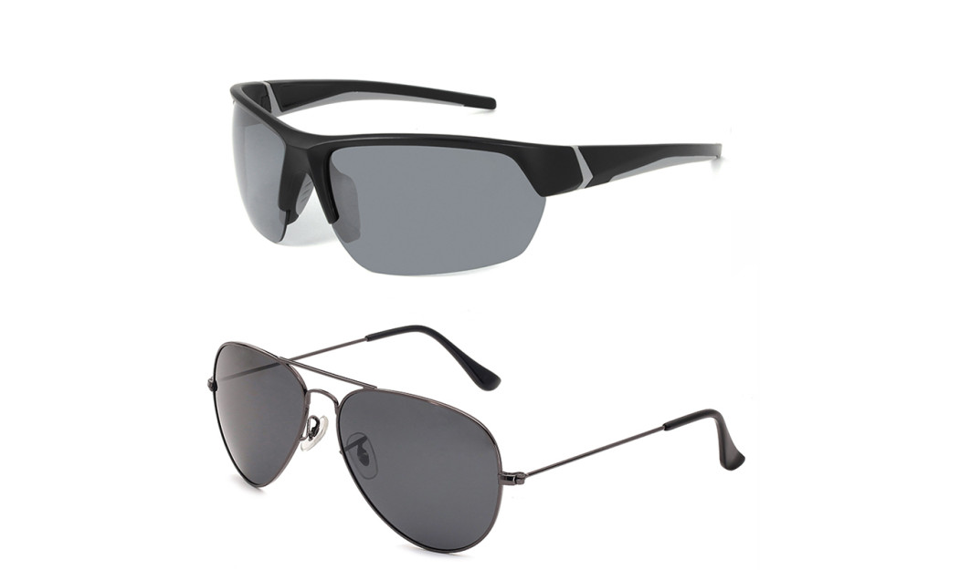 POLAREYE GUN AVIATOR ΠΟΛΩΤΙΚΑ ΓΥΑΛΙΑ ΗΛΙΟΥ 1+1 ΔΩΡΟ 