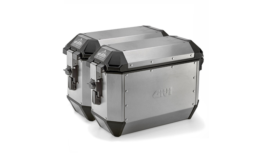 ΠΛΑΪΝΕΣ ΒΑΛΙΤΣΕΣ ΜΗΧΑΝΗΣ ΑΛΟΥΜΙΝΙΟΥ GIVI ALASKA TRΕKKER 36LT MONOKEY ΑΣΗΜΙ