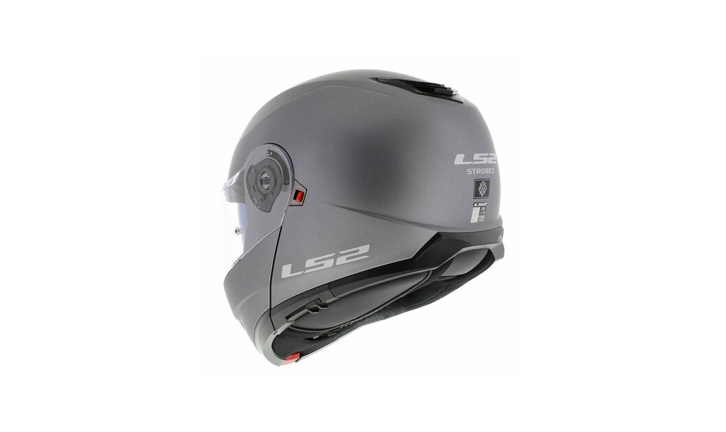 LS2 FF908 STROBE II ΚΡΑΝΟΣ ΜΗΧΑΝΗΣ FLIP UP MATT TITANIUM