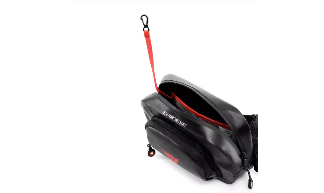 DAINESE EXPLORER WAIST BAG ΤΣΑΝΤΑΚΙ ΜΕΣΗΣ 1.8L ΜΑΥΡΟ