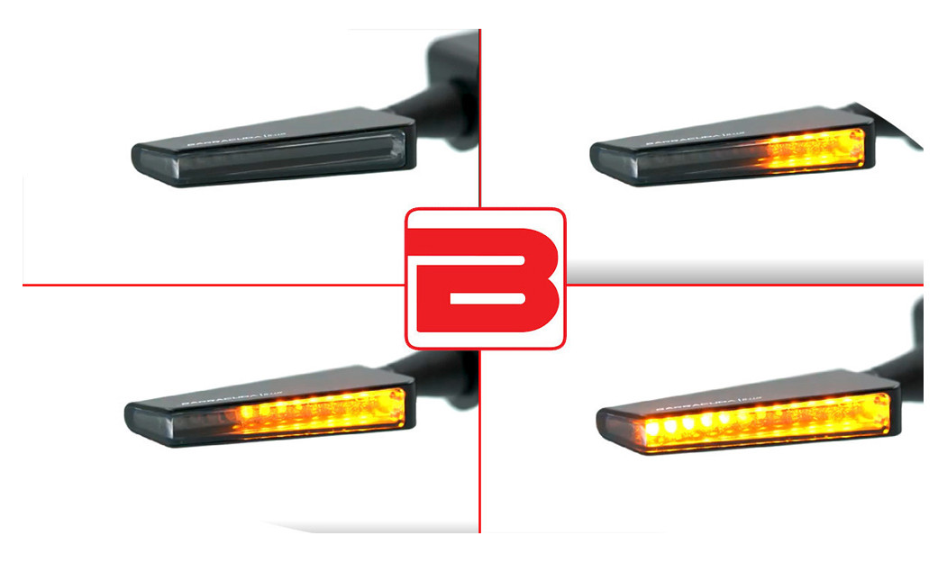 BARRACUDA ΦΛΑΣ ΜΗΧΑΝΗΣ SQ-LED B-LUX BLACK  