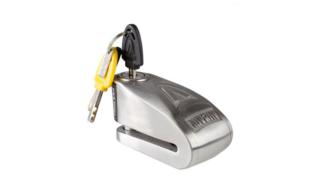 AUVRAY SCOOTER DISC-LOCK ALARM B-LOCK-06 ΚΛΕΙΔΑΡΙΑ ΔΙΣΚΟΦΡΕΝΟΥ INOX 