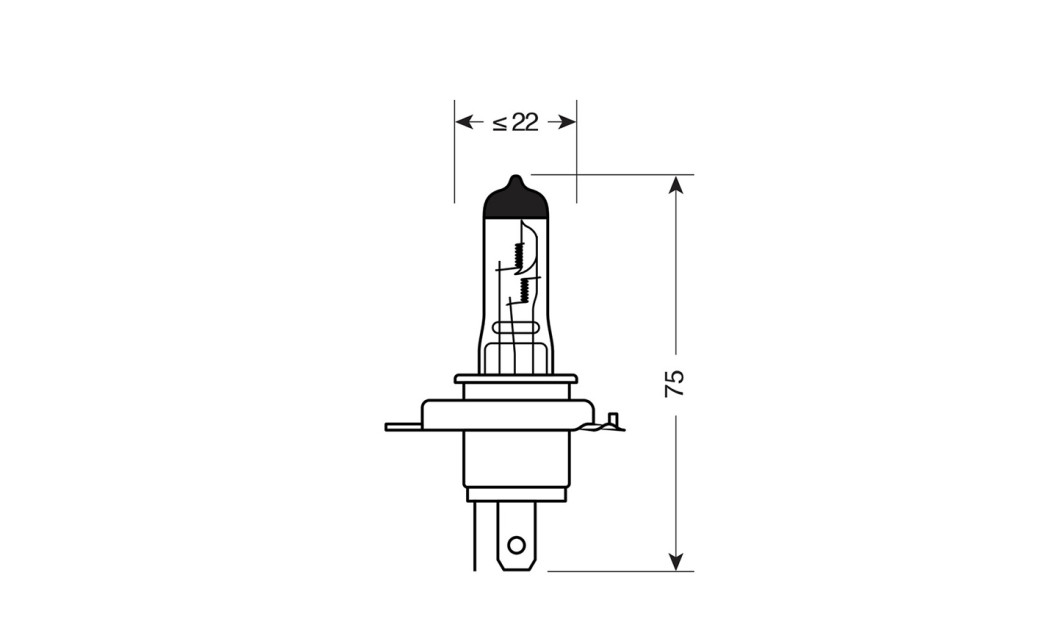 ΛΑΜΠΑ ΑΛΟΓΟΝΟΥ 12V BLU-XE HS1 35/35W 1ΤΜΧ