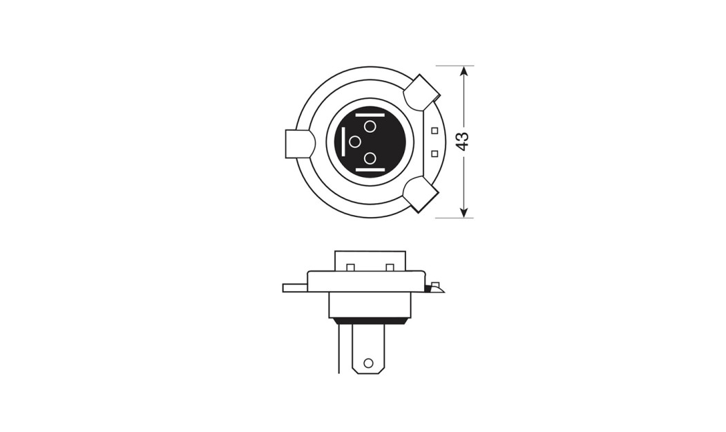 LAMPA ΛΑΜΠΑ ΑΛΟΓΟΝΟΥ 12V BLU-XE HS1 35/35W 1ΤΜΧ