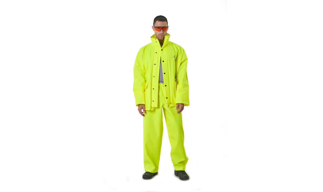 ANORAK ΑΔΙΑΒΡΟΧΟ ΝΙΤΣΕΡΑΔΑ SET FLUO YELLOW