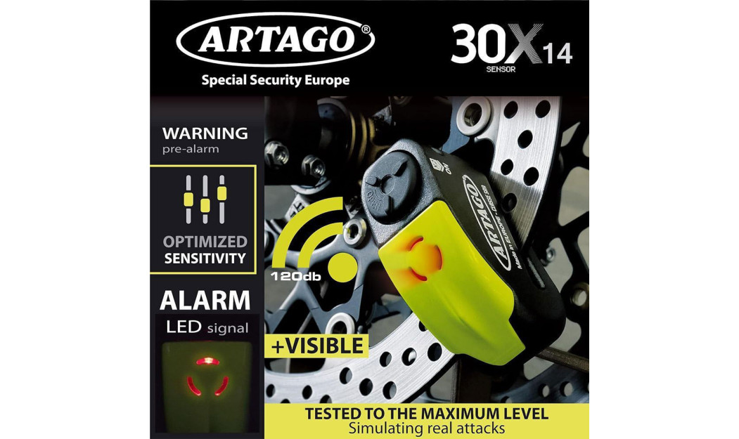 ARTAGO ΚΛΕΙΔΑΡΙΑ ΔΙΣΚΟΦΡΕΝΟΥ ΜΕ ΣΥΝΑΓΕΡΜΟ 30X14 SENSOR PROS01739