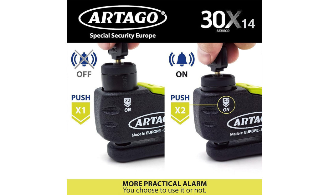 ARTAGO ΚΛΕΙΔΑΡΙΑ ΔΙΣΚΟΦΡΕΝΟΥ ΜΕ ΣΥΝΑΓΕΡΜΟ 30X14 SENSOR PROS01739