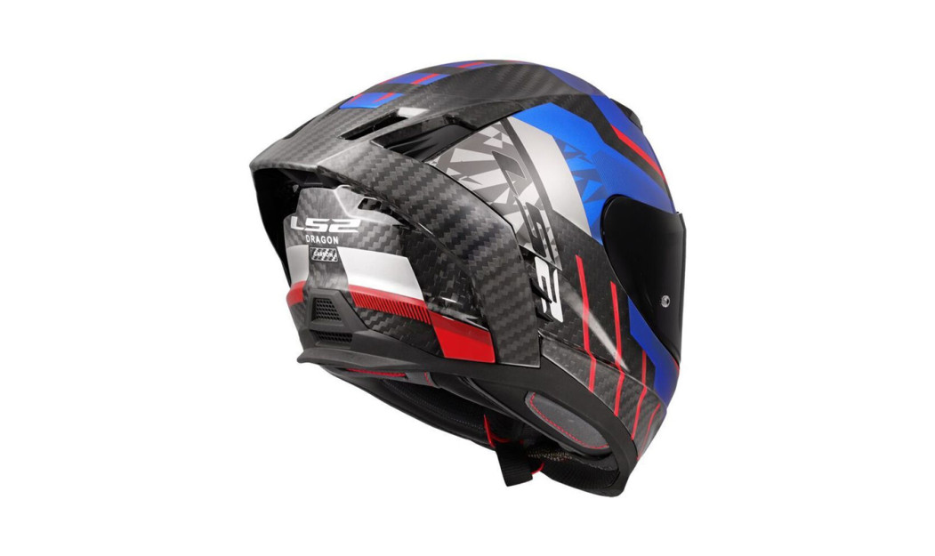 LS2 FF807 DRAGON ΚΡΑΝΟΣ FULL FACE TRAX BLUE RED